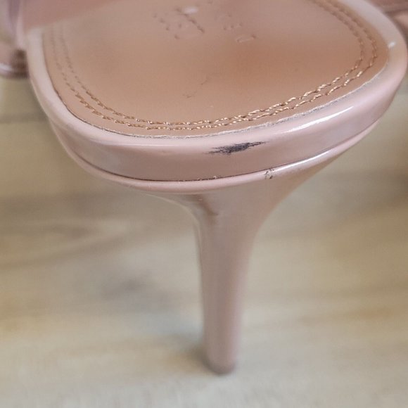Asos Design Neva Barely There Heeled Sandals Nude Size 10 - Picture 7 of 10